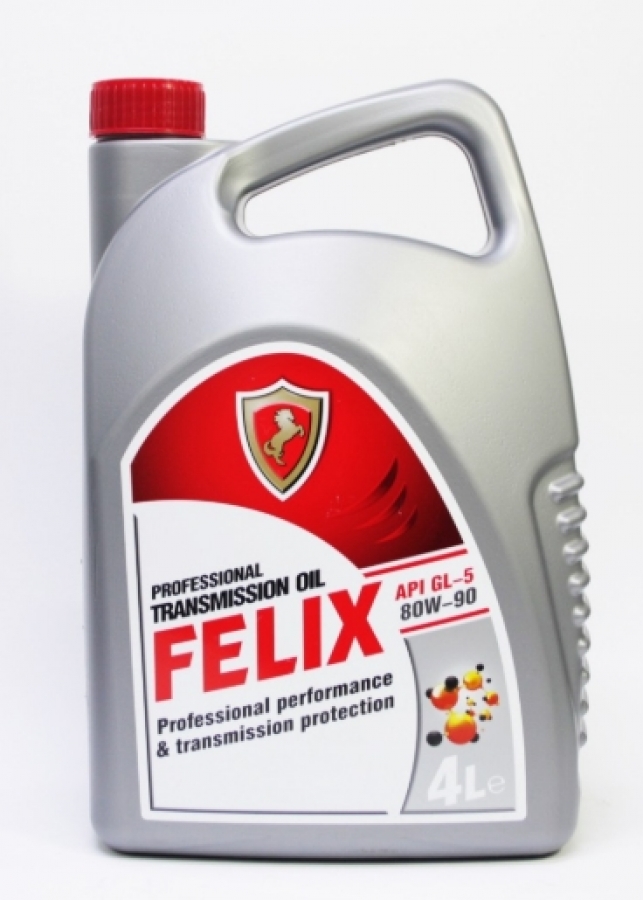Автомасло м/транс. 80W90 SAE GL-5 FELIX (4л)