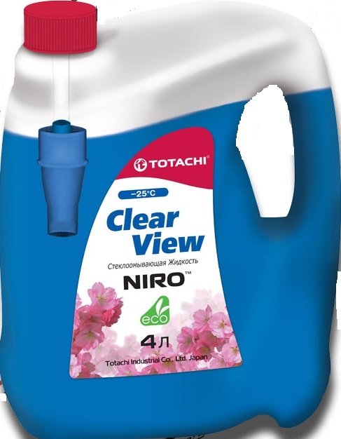 Жидкость стеклоом. TOTACHI NIRO CLEAR VIEW -25°C (4 л)