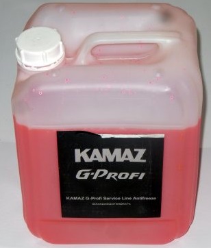Антифриз KAMAZ  G-Profi Service Line 10 кг красный